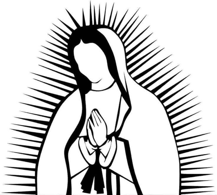 Virgin Mary Vinyl Sticker