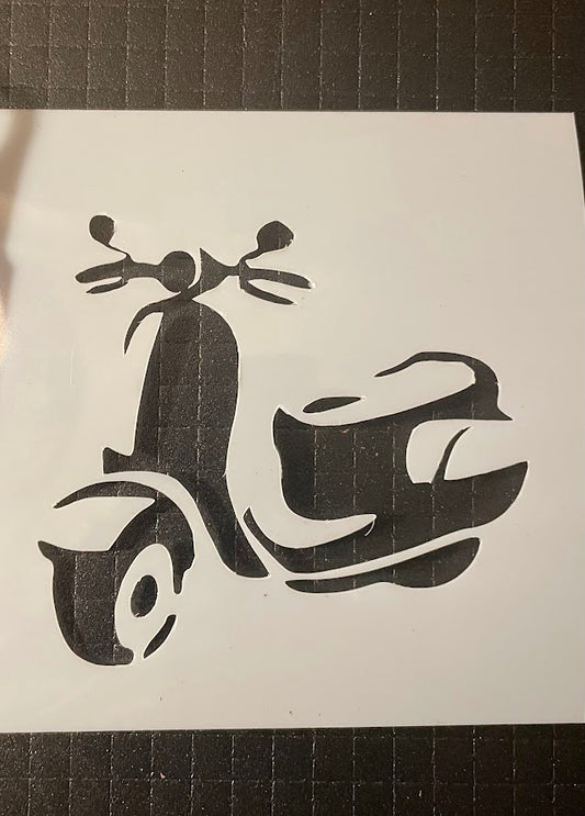 Scooter Stencil