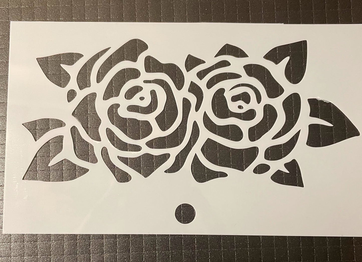 Roses stencil