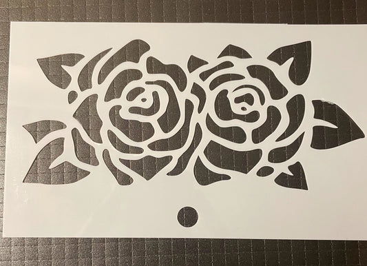 Roses stencil