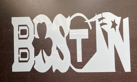 Boston Teams Stencil