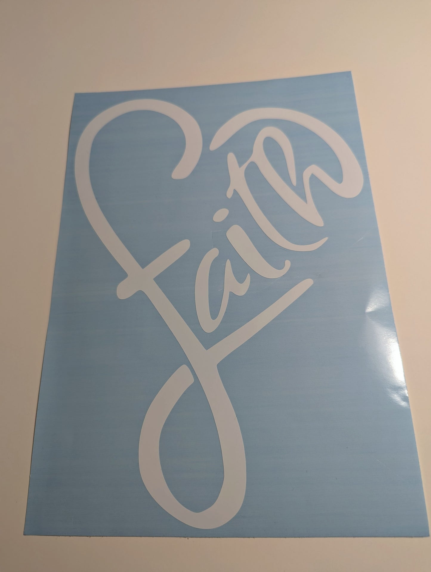 Faith Vinyl Sticker