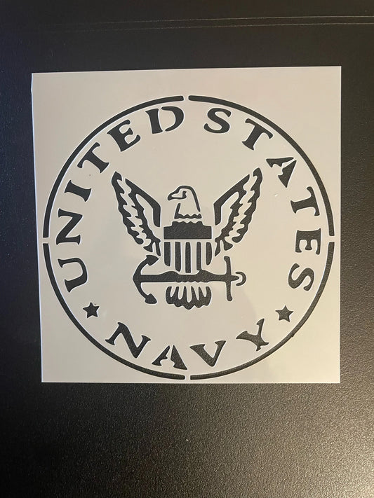 Navy stencil