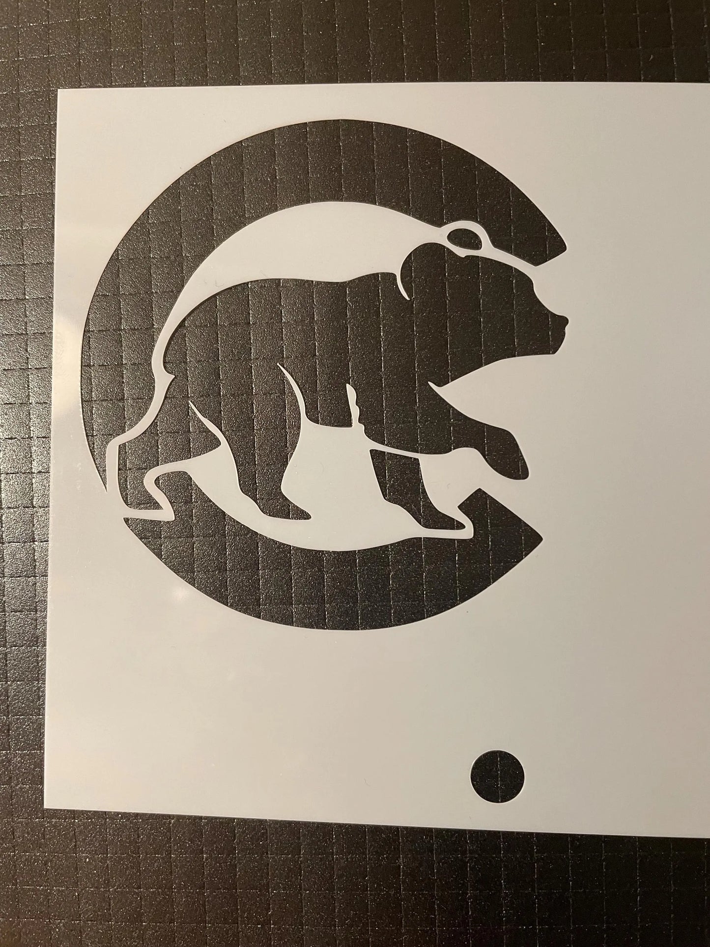 Baseball Stencil